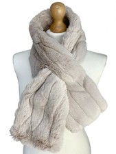 Winter Faux Fur Scarf Fur Collar Super Soft Snood Pretty Texture Shawl Wrap