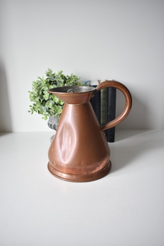 Antique large copper jug - antique,