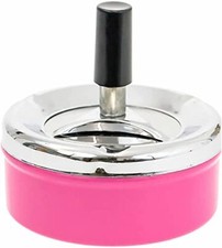 Spinning Ashtray Windproof Indoor Outdoor Smoking Accessory Revolving 6 colour