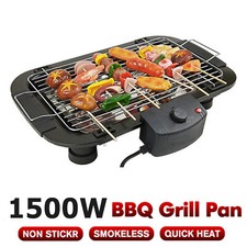 Electric BBQ Grill Table Top Barbecue Griddle Camping Outdoor Indoor Poratble