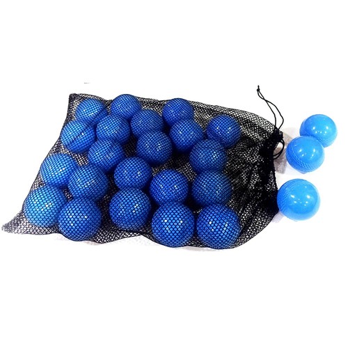 24x plastic cricket balls - plastic,