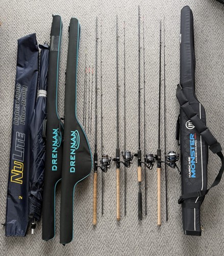 Match fishing rod reel - rod, &