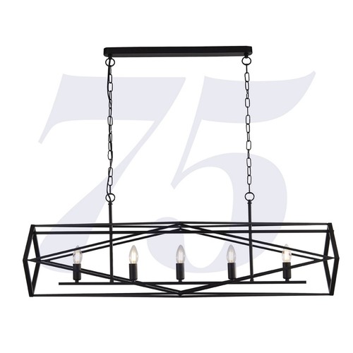 Lights black finish metal - lights,
