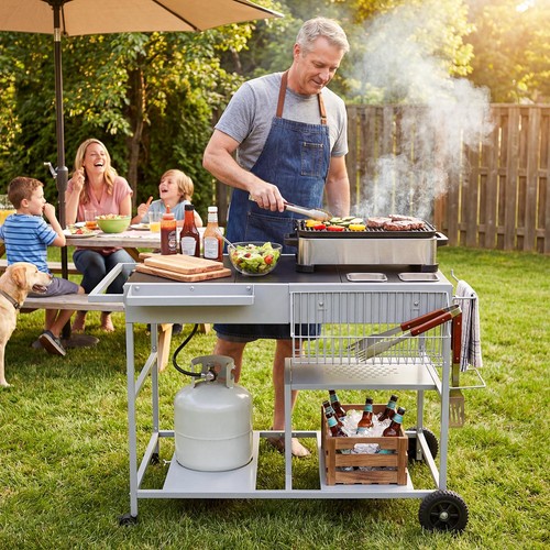 Pizza oven cart with - oven,