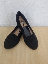 BNWT F & F Black Faux Suede