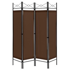 4-Panel Room Divider Folding