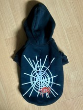 Cute Black Spider Web Cat Or Small Dog Pet Hoodie Fun Halloween Costume