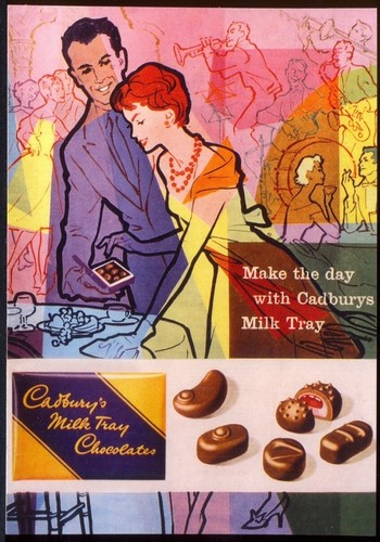 Modern postcard cadburys milk - postcard:,