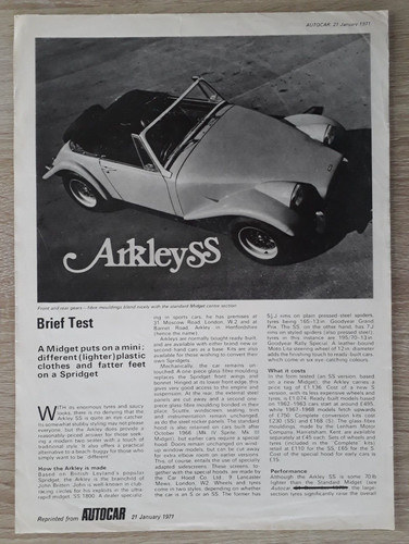 Arkley 1800 road test - 1800,