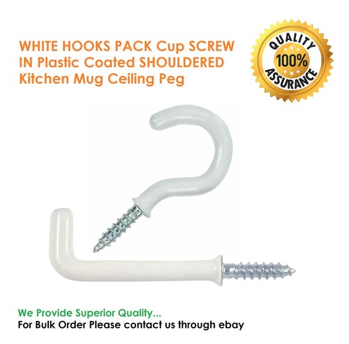 White hooks pack cup - hooks,
