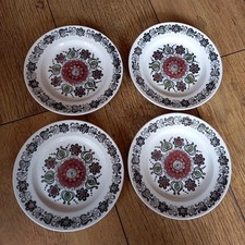 SET OF FOUR OF BROADHURST IRONSTONE 'ROMANY' DESIGN SIDE PLATES