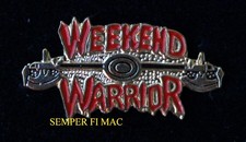 WEEKEND WARRIOR LAPEL PIN UP