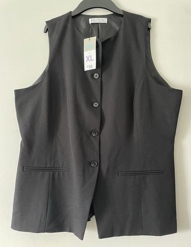 Primark ladies black waistcoat - ladies,