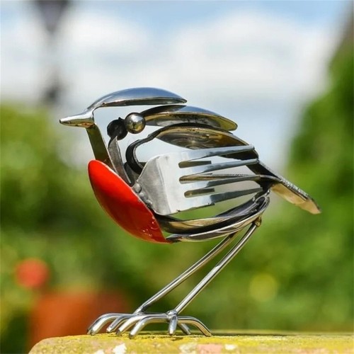 Handmade metal robin garden - handmade,