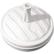 Parasol Base 13L White Plastic