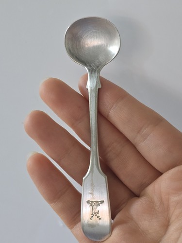 Vintage silver plated spoon - vintage,