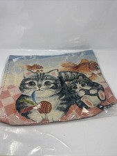 Kitten Tote Canvas Bag 18”x