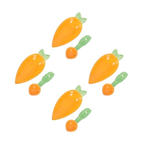 Assorted color ceramic carrot - color,
