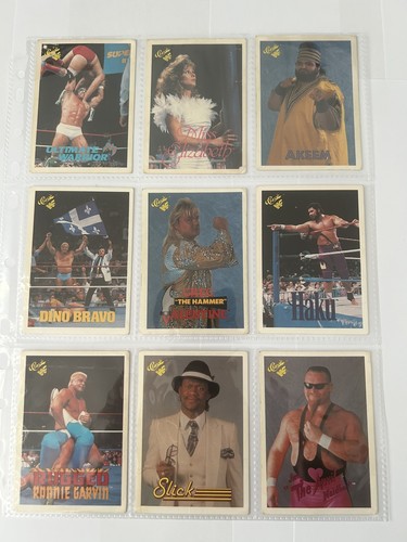 Wwf classic 1990 cards - wwf,