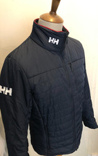 MEN'S HELLY HANSEN INSULATED SAILING JACKET SIZE SMALL BLUE