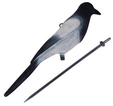 Jack Pyke Magpie Decoy, Flocked Realistic Hunting Plastic Full Body Bird Decoys