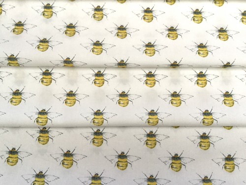 Bee fabric designer honey - fabric,