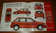 1990 MG MAESTRO TURBO SPEC