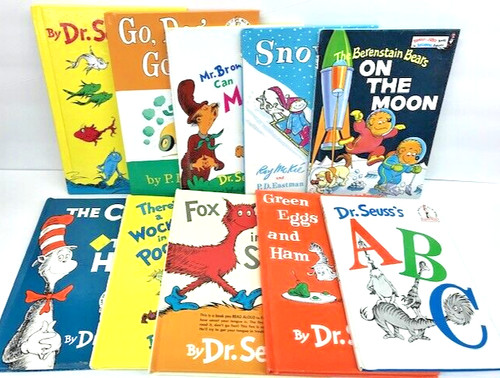 Seuss random book lot of - 10,