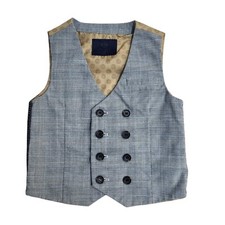 Next Light Grey Smart Formal 2 Pocket Waistcoat Boy's Age 2-3 Years