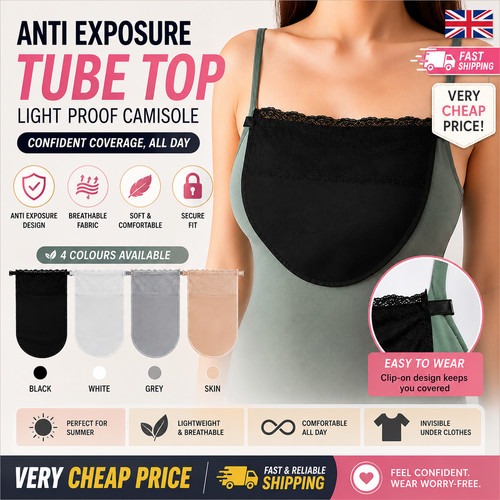 Lady lace clip mock - lady, clip-on