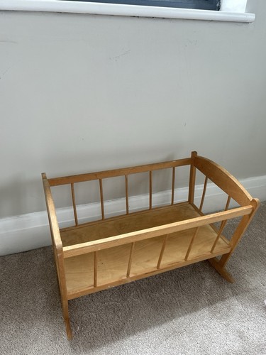 Vintage dolls rocking - vintage, bed