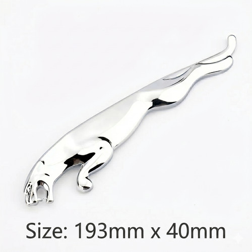 Silver boot badge fits jaguar - boot,