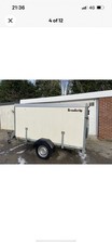 Brenderup Box Trailer ramp & Hydraulic Lift Up Roof. Camping Fishing Motorbike 