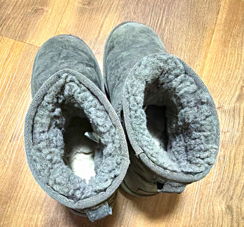 Ugg classic mini grey - grey, suede