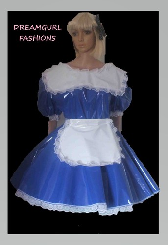 Pvc top pinny maids - dress, set