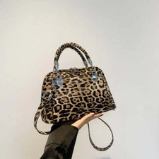 Womens Leopard Print Handbag