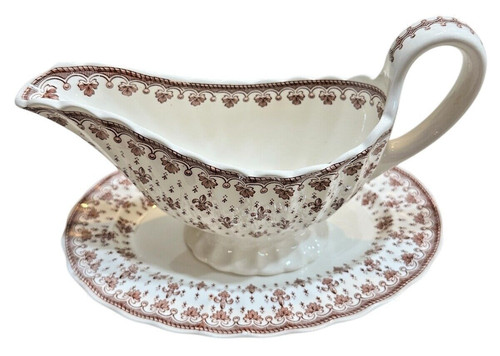 Spode fleur lys - de, brown