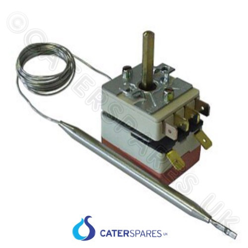 Hot cupboard thermostat with - hot,