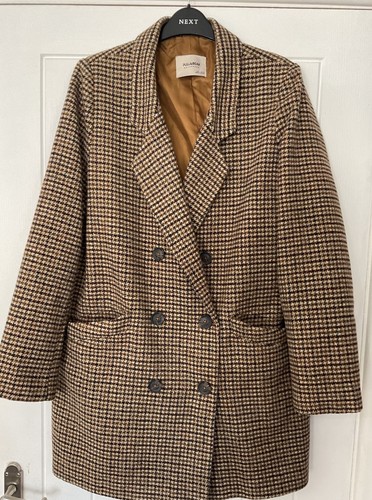 Pull bear houndstooth brown - pull&bear,