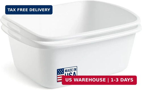 Pack dish pans for kitchen - 2-pack,