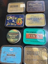 Tobacco tins etc job lot