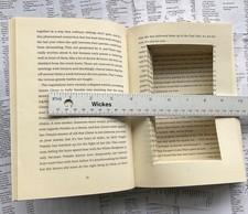 Real Book Safe Secret Stash Cash Hideaway Box Hardback aperture 15.5x9.2x2.5