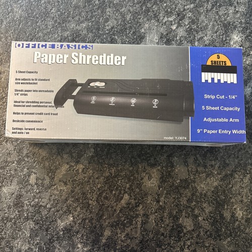 Office basics paper shredder - paper,
