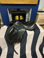 Fairfax Andrew Hoy XC monoflap 17.5” Black Saddle ImmaculateCondition Adjustable