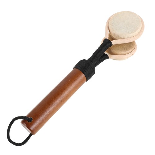 Wooden drum shaker handheld - wooden,