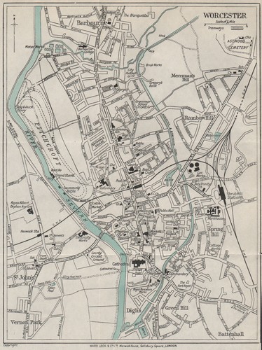 Worcester vintage town city - worcester,