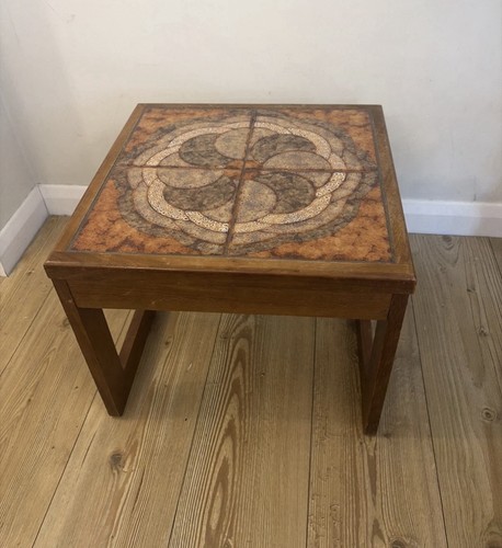 Vintage retro ceramic tile top - vintage,