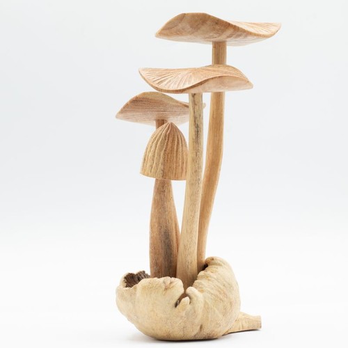 Handmade wooden mushroom - handmade,