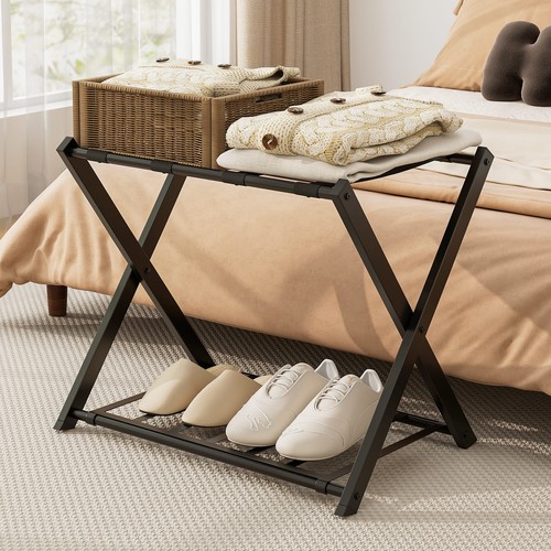 Folding suitcase stand - folding,