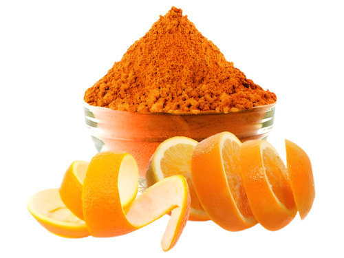 Premium orange peel - peel, powder